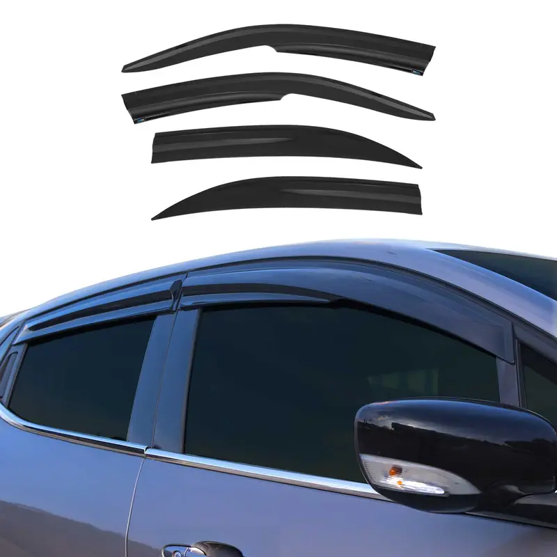 Déflecteurs De Vent Pluie D'air pour Honda Civic Berline 2002-2006 Acryl 4 Pcs