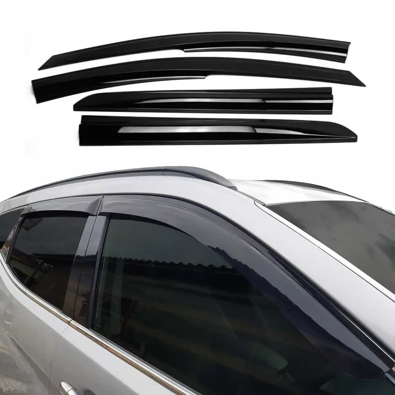 Déflecteurs De Vent Pluie D'air pour Hyundai Bayon 2021-2026 Acrylique 4 Pcs