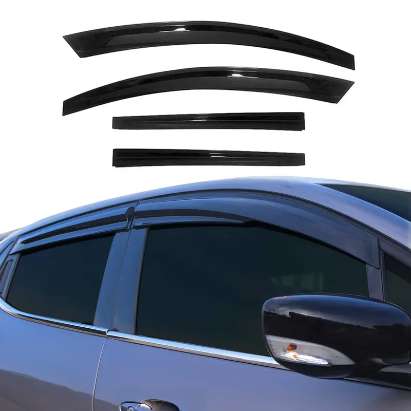 Déflecteurs De Vent Pluie D'air pour Hyundai i20 2020-2026 Acrylique 4 Pcs