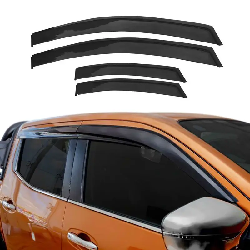 Déflecteurs De Vent Pluie D'air pour Isuzu D-Max 2019-2026 Acrylique 4 Pcs