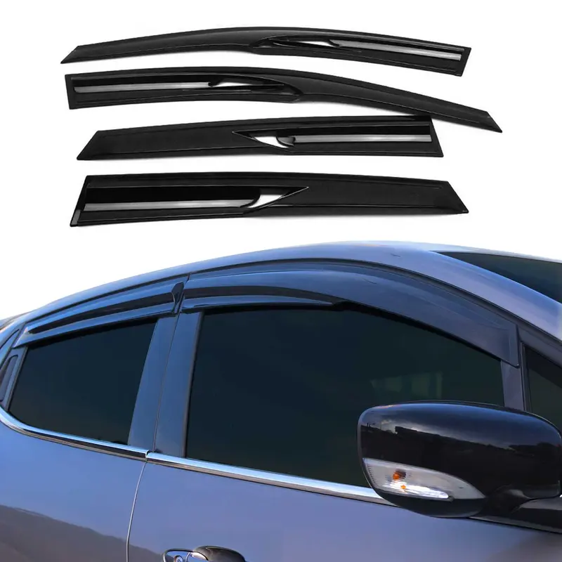 Déflecteurs De Vent Pluie D'air pour Mercedes Classe E 1996-2002 Berline 4 Pcs