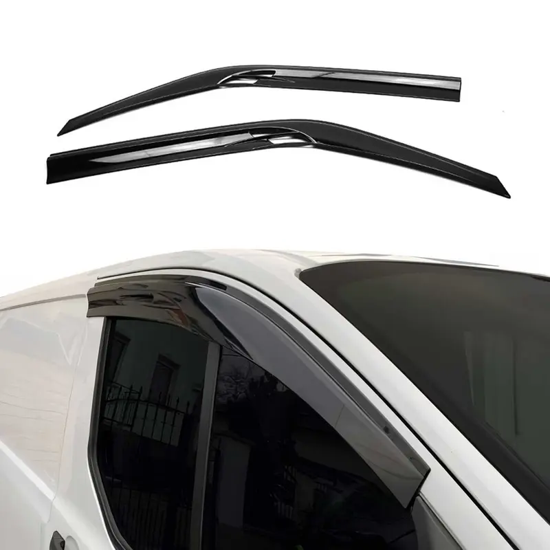 Déflecteurs De Vent Pluie D'air pour Mercedes Sprinter 2018-2023 Acryl Noir 2x