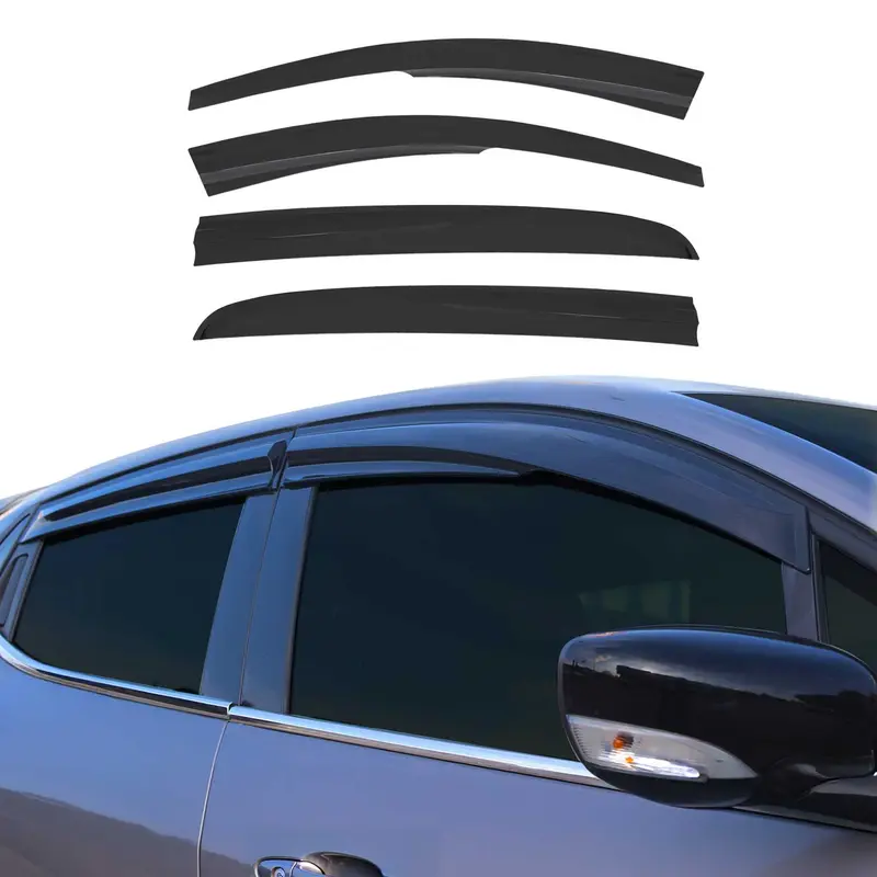 Déflecteurs de Vent pluie d'air pour Opel Astra H 2004-2010 SW SD HB Noir 4x