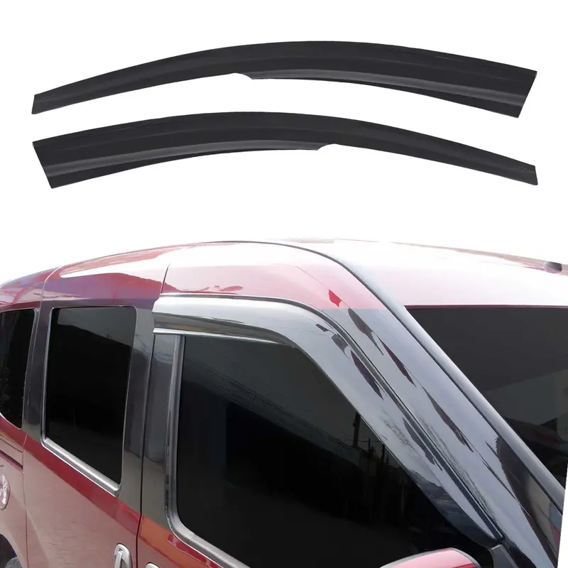 Déflecteurs de Vent pluie d'air pour Opel Combo C 2001-2011 en Acrylique Noir 2x