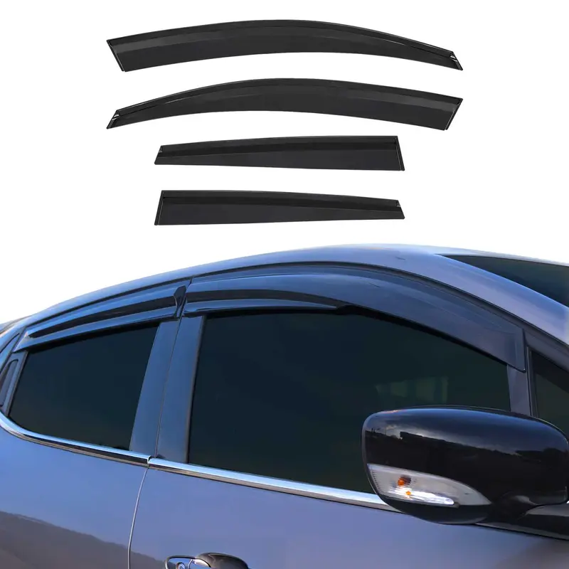 Déflecteurs De Vent Pluie D'air pour Renault Clio HB 5D 2019-2025 Acrylique 4Pcs