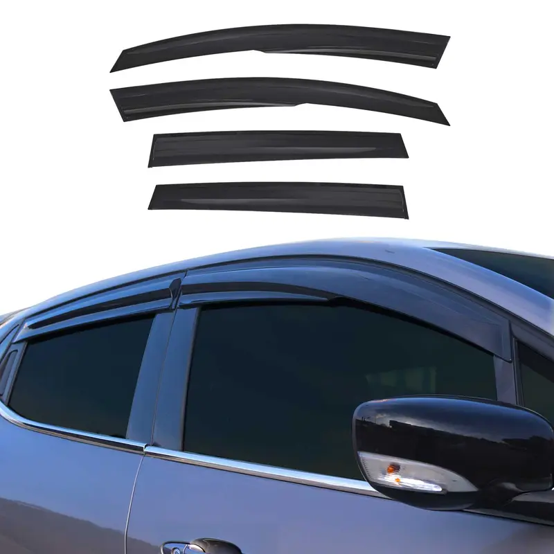 Déflecteurs De Vent Pluie D'air pour Renault Clio IV Hatchback 2012-2019 4 Pcs