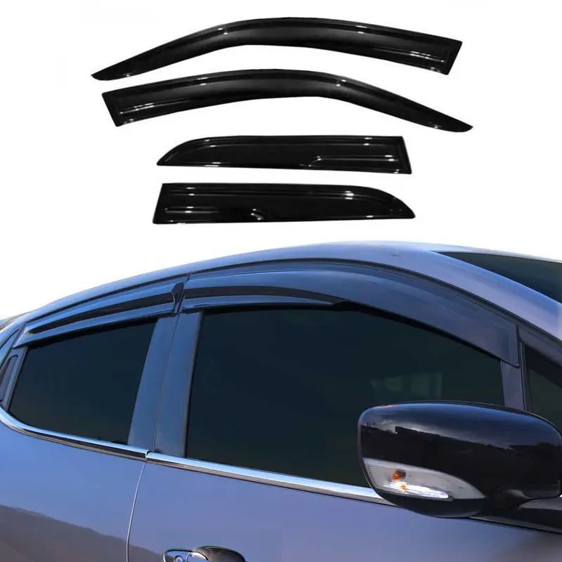 Déflecteurs De Vent Pluie D'air pour Seat Ibiza 2002-2008 Acrylique 4 Pcs