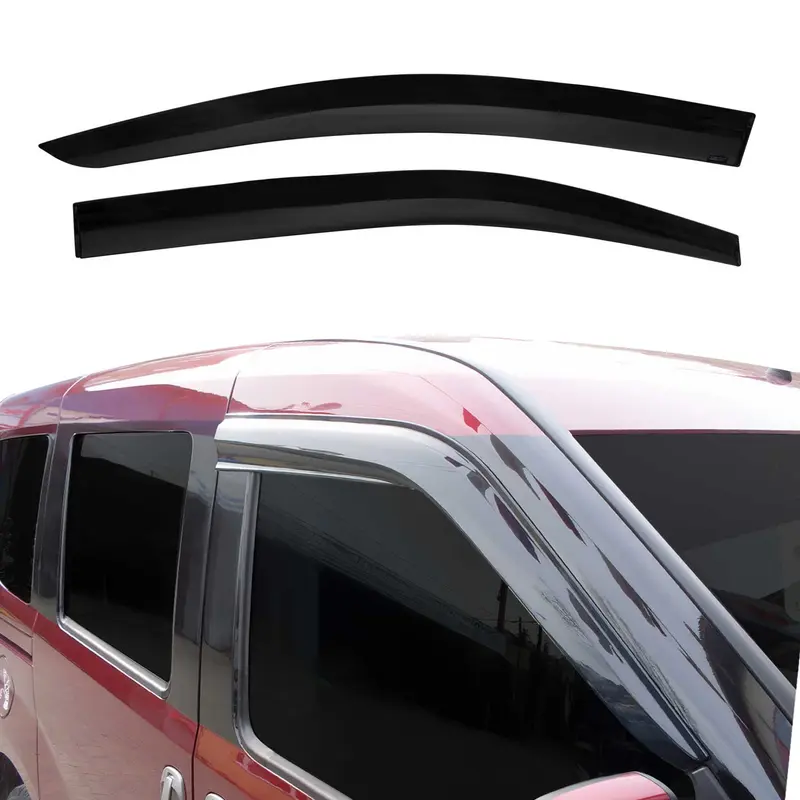 Déflecteurs De Vent Pluie D'air pour VW Caddy V 2021-2026 Acrylique 2 Pcs