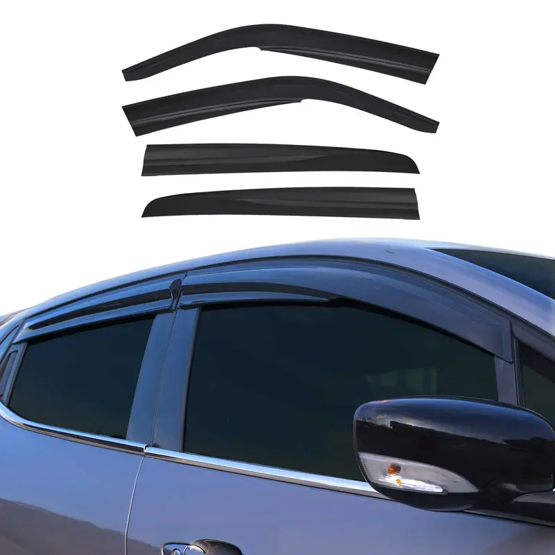 Déflecteurs de Vent pluie d'air pour VW Golf 1997-2005 HB 5 Portes Acryl Noir 4x