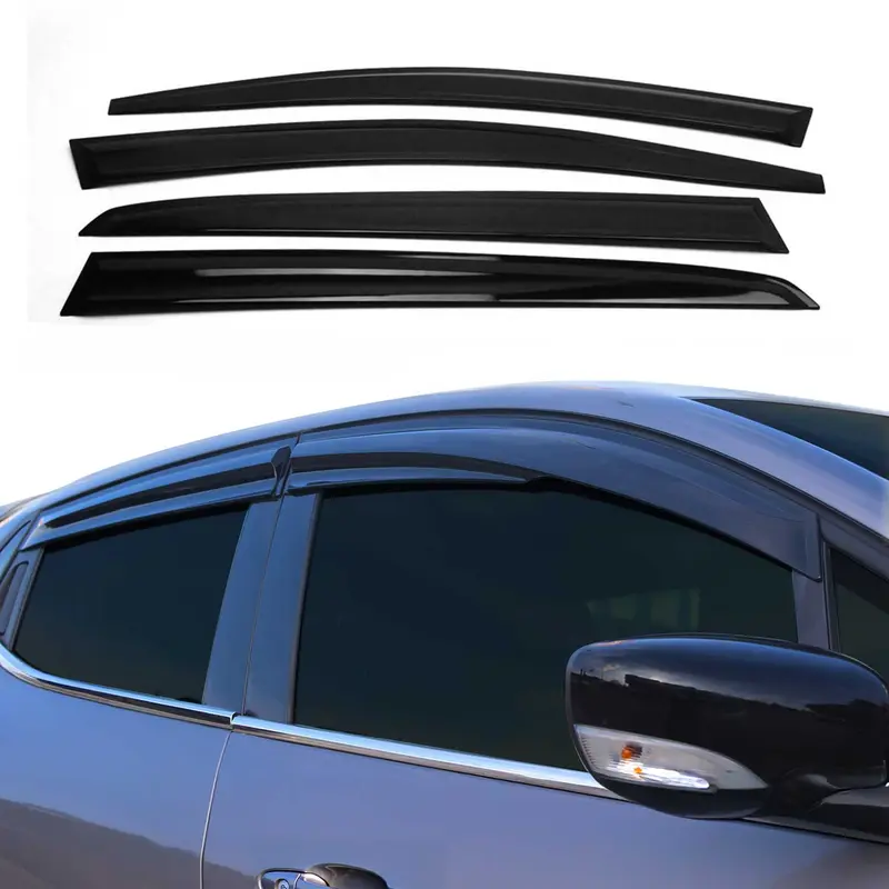 Déflecteurs De Vent Pluie D'air pour VW Golf 2003-2009 Acrylique 4 Pcs