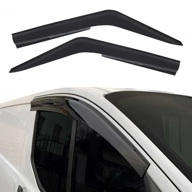 Déflecteurs De Vent Pluie D'air pour VW T4 Transporter 1990-2003 Noir 2x