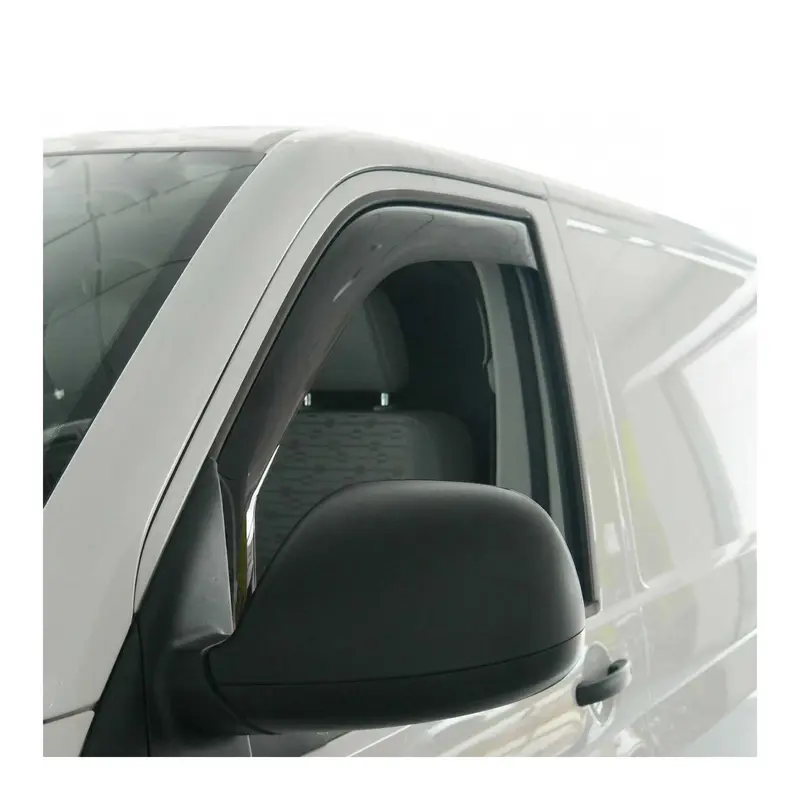 Déflecteurs De Vent Pluie D'air pour VW T6 T6.1 Transporter 2015-2024 noir 2 Pcs