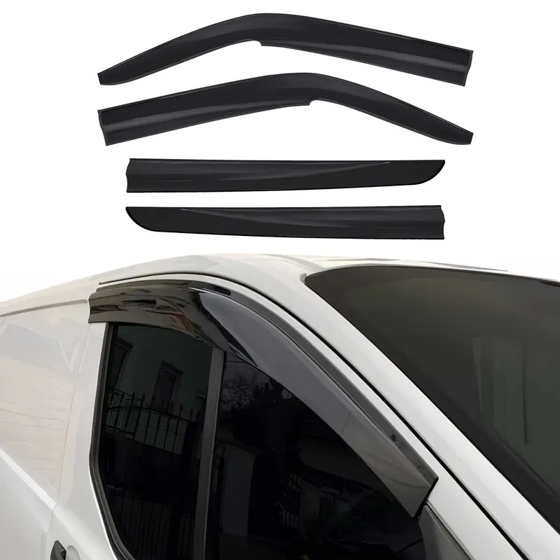 Déflecteurs De Vent Pluie D'air pour VW Transporter T5 T6 2003-2024 Acryl 4Pcs