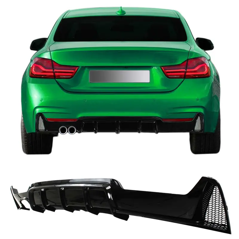 Diffuseur de pare-chocs arriére look sport pour BMW Series 4 F32 F36 Bj 2013-20