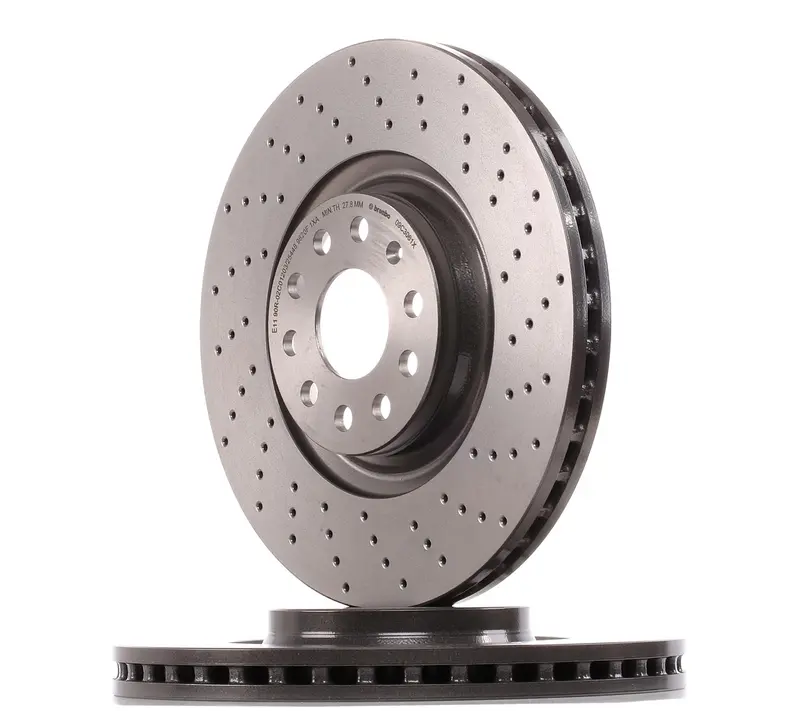 Disques de frein avant ventilés perforés BREMBO - 09.C306.1X