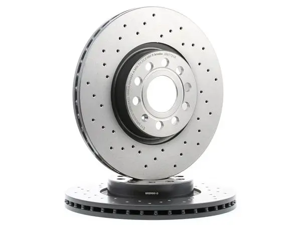 Disques de frein avant ventilés perforés BREMBO XTRA LINE - 09.9772.1X