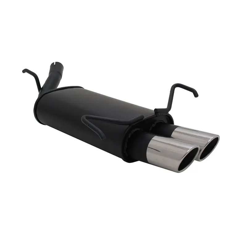 Échappement arrière sport Novus pour Opel Corsa C 2x76mm SR-Design avec ABE