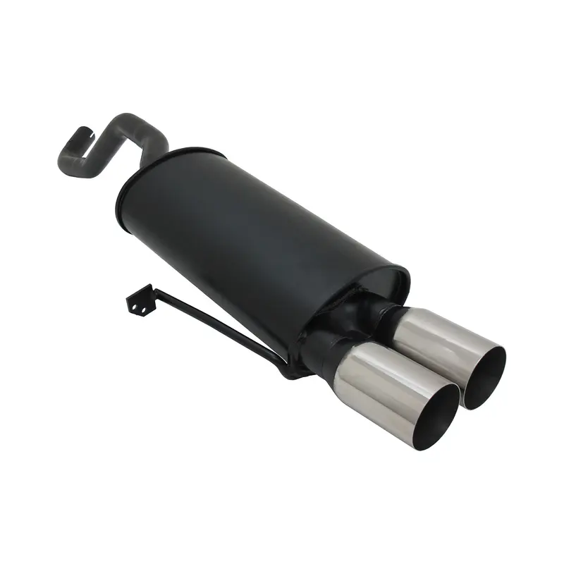 Échappement arrière sport Novus pour Renault Clio 3 2x76mm RL-Design avec ABE