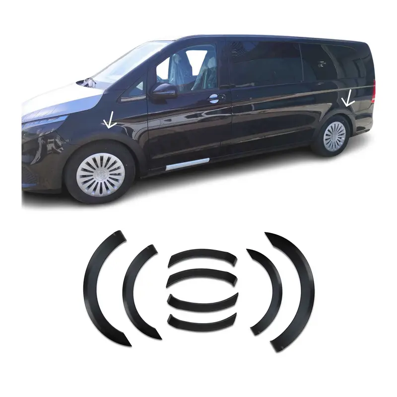 Élargisseurs d'Ailes Arche Pare-Boue pour Mercedes Vito W447 2014-2026 8Pcs
