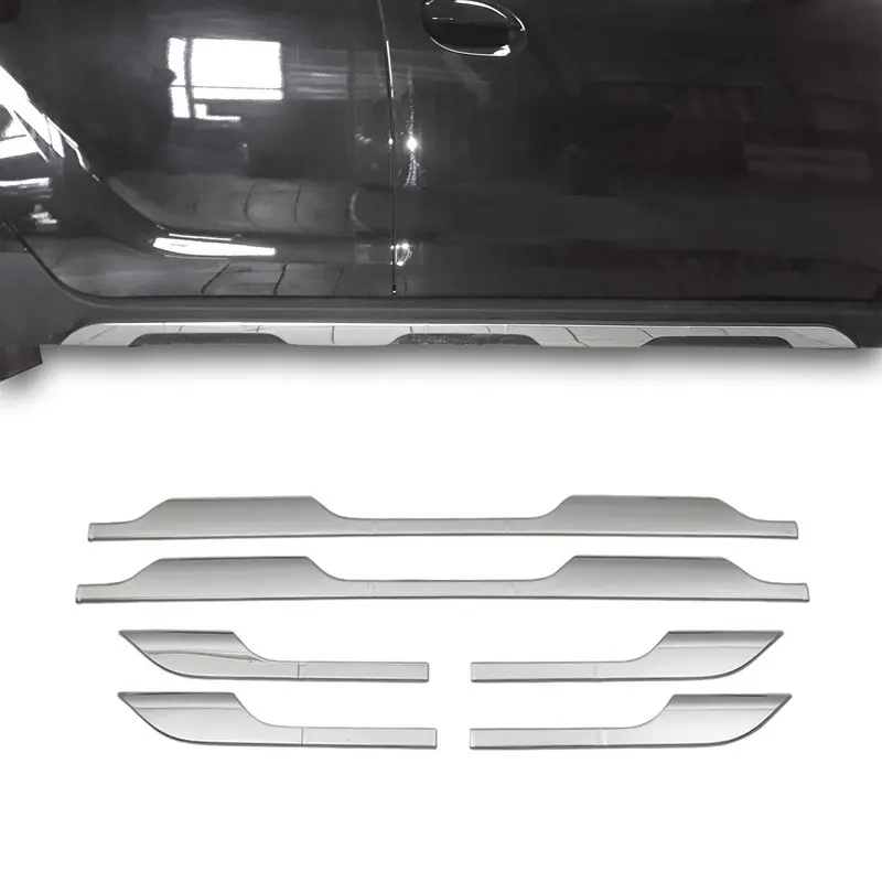 Garniture Baguette de porte latérale pour Dacia Duster 2018-2024 acier inox 6Pcs
