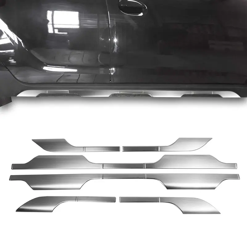 Garniture Baguette de porte latérale pour Dacia Duster 2018-2024 inox Brossé