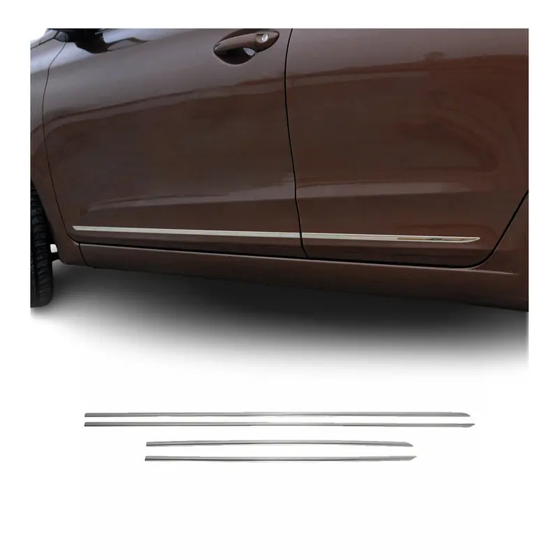 Garniture Baguette de porte latérale pour Ford Mondeo 2014-2021 acier inox 4Pcs