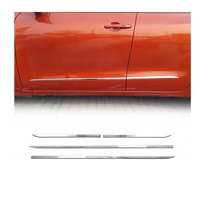 Garniture Baguette de porte latérale pour Hyundai i10 III HB 2020-2026 inox 4Pcs