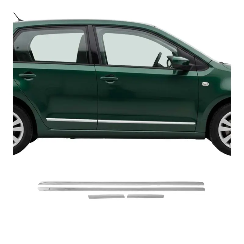Garniture Baguette de porte latérale pour Skoda Citigo 2011-2020 inox 4Pcs