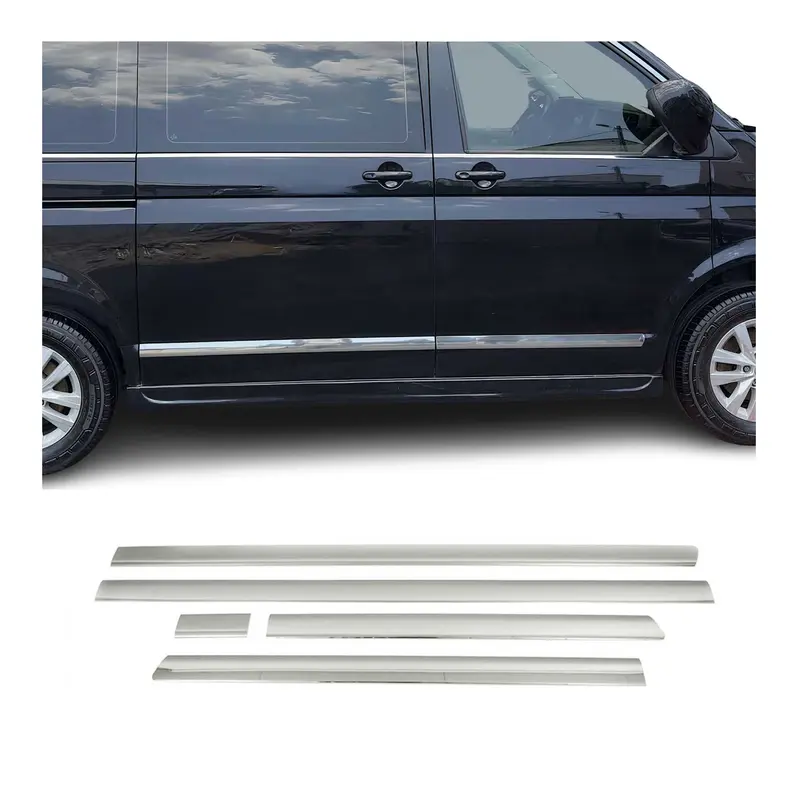 Garniture Baguette porte latérale pour VW T6 T6.1 Transporter 2015-24 L1 court