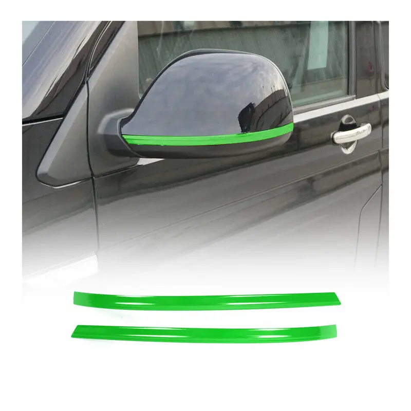 Garniture de Coque de Rétroviseur Pour VW T6 T6.1 Transporter 2015-2024 Vert 2x