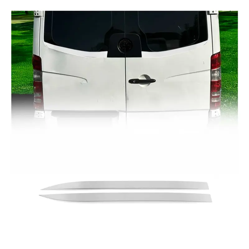 Garniture de Fenêtre de Hayon pour Mercedes Sprinter 2018-2026 Acier Inox 2Pcs