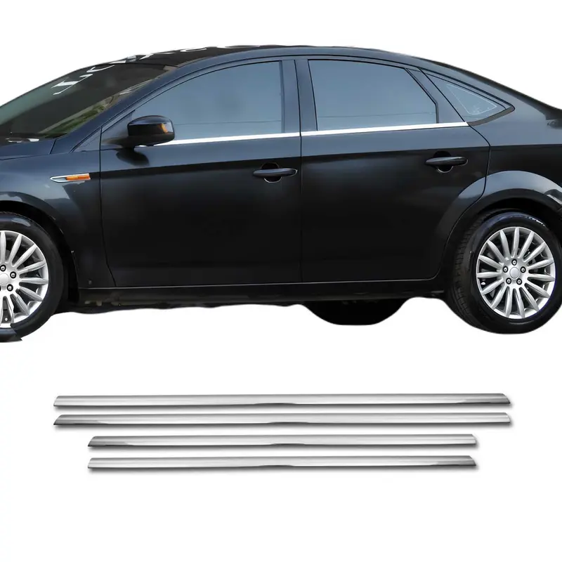 Garniture de Fenêtre pour Ford Mondeo mk4 tout 2007-2014 Acier Inox 4Pcs