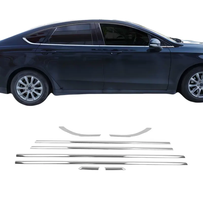 Garniture de Fenêtre pour Ford Mondeo mk5 Berline 2014-2022 Acier Inox 8Pcs