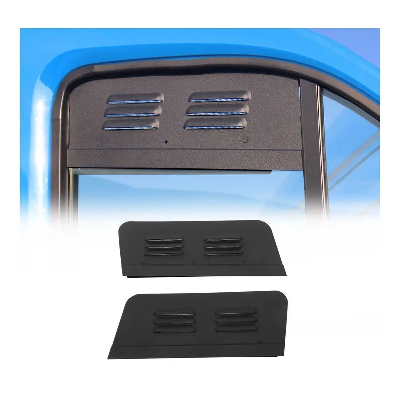 Garniture de Fenêtre pour Ford Transit 4éme Gen 2015-2026 Noir 2Pcs