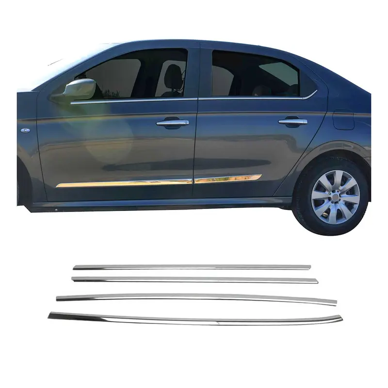 Garniture de Fenêtre pour Peugeot 301 Berline 2012-2026 Acier Inox 6Pcs