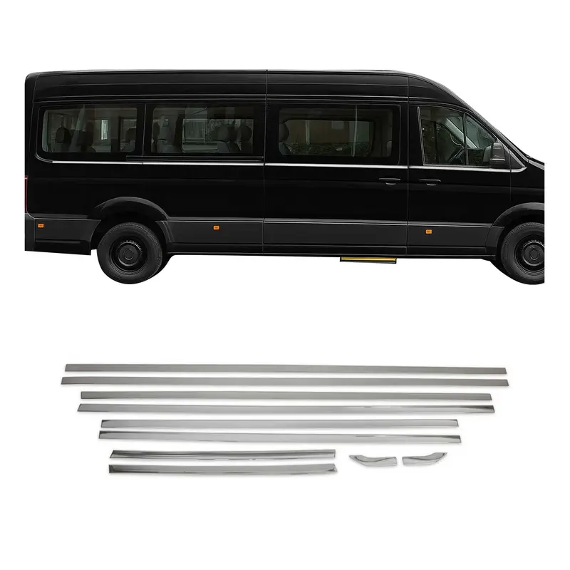 Garniture de Fenêtre pour VW Crafter L3 L4 2017-2026 Acier Inox 10Pcs