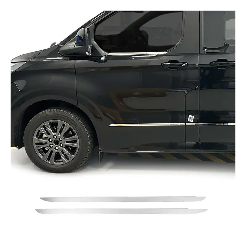 Garniture De Fenêtre pour VW T7 Transporter 2024-2026 Inox Chromé 2Pcs