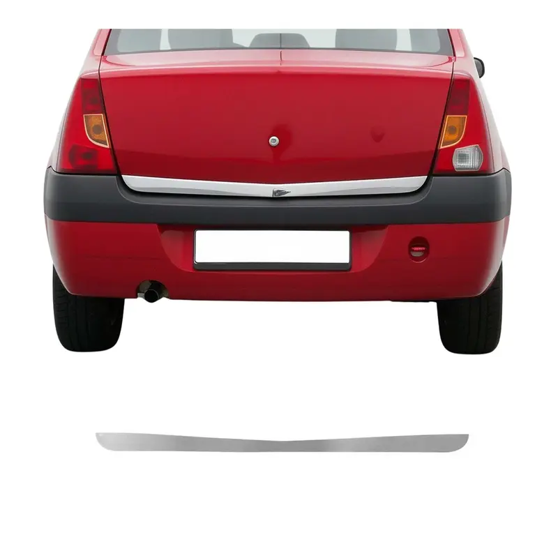 Garniture de Hayon Coffre pour Dacia Logan Berline 2004-2024 acier inox