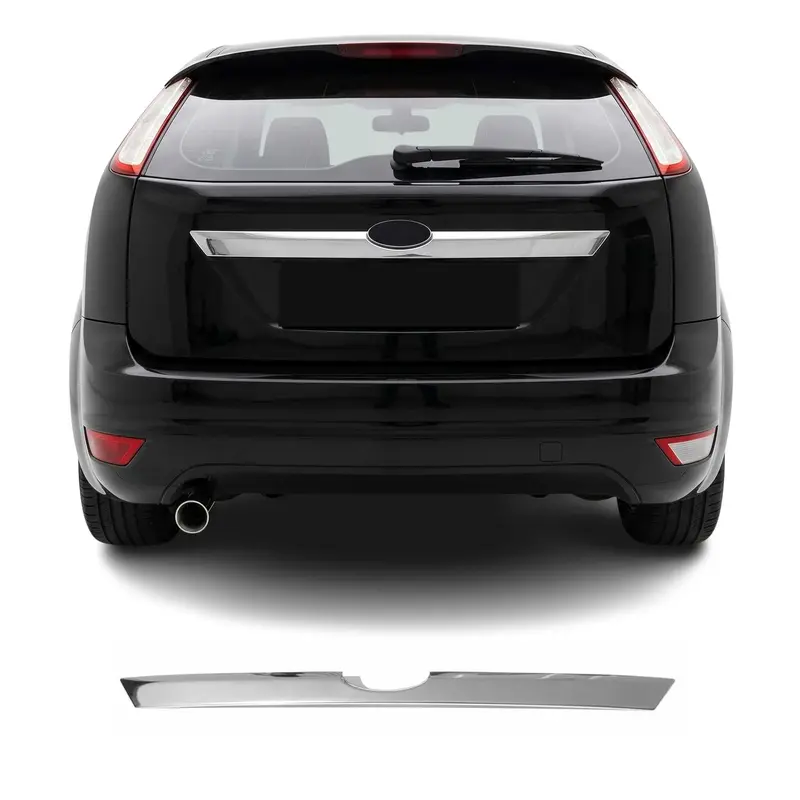 Garniture de Hayon Coffre pour Ford Focus II 2008-2011 acier inox
