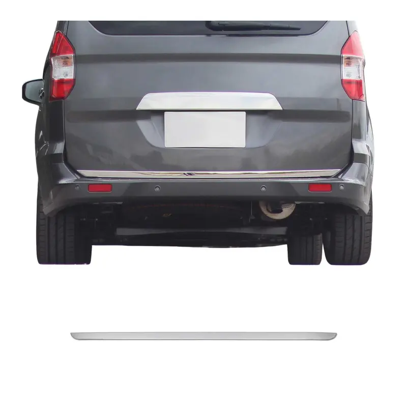 Garniture de Hayon Coffre pour Ford Tourneo Courier 2014-2024 acier inox