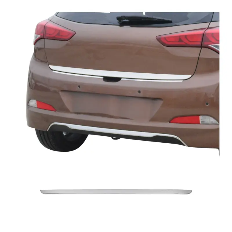 Garniture de Hayon Coffre pour Hyundai i20 2015-2018 acier inox