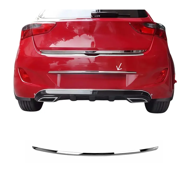 Garniture De Hayon Coffre pour Hyundai i30 Hayon 2011-2017 Acier Inox
