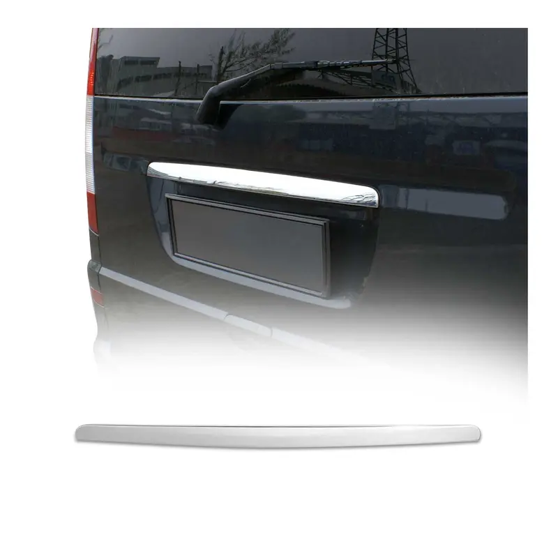 Garniture de Hayon Coffre pour Mercedes Viano W639 2003-2014 acier inox