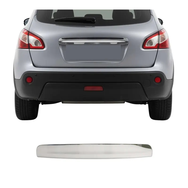 Garniture de Hayon Coffre pour Nissan Qashqai 2006-2014 acier inoxydable