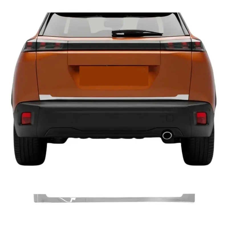 Garniture de Hayon Coffre pour Peugeot 2008 II 2019-2026 Inférieur acier inox