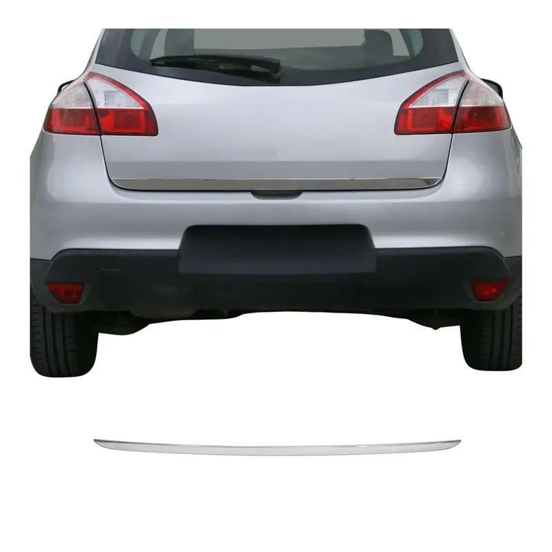Garniture de Hayon Coffre pour Renault Megane III 2008-2016 acier inox