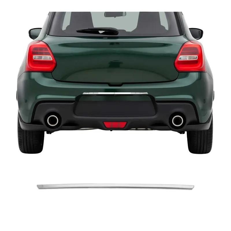 Garniture de Hayon Coffre pour Suzuki Swift 2017-2024 acier inox