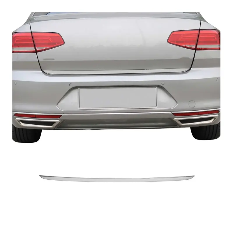 Garniture de Hayon Coffre pour VW Passat B8 2015-2021 Berline acier inox