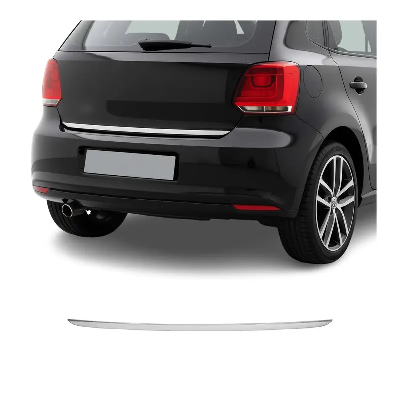 Garniture de Hayon Coffre pour VW Polo 6R 2009-2017 acier inox