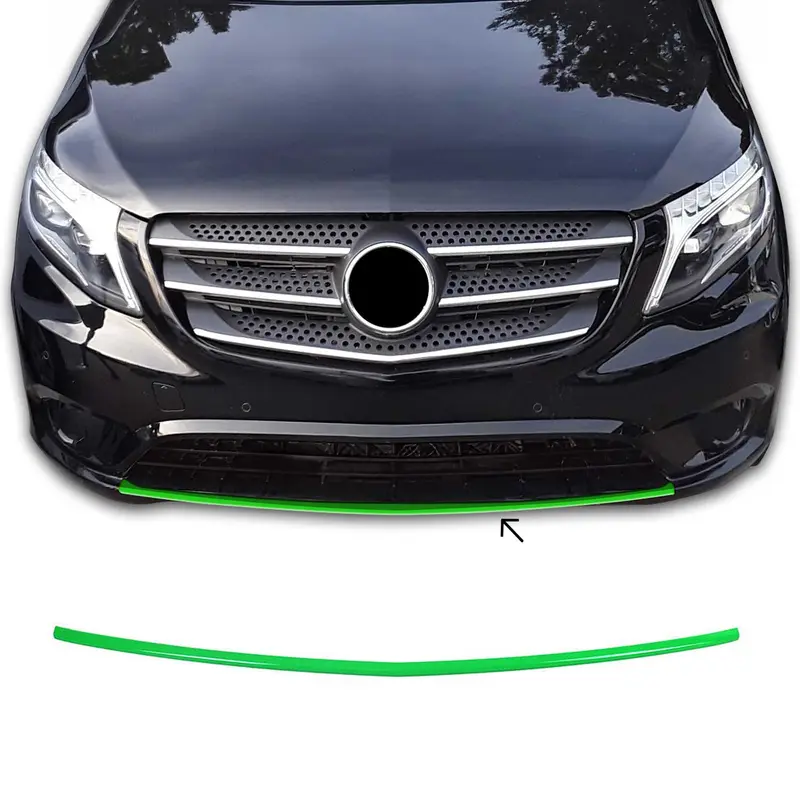 Garniture de Pare-chocs Avant pour Mercedes Vito W447 2014-2023 Acier Inox